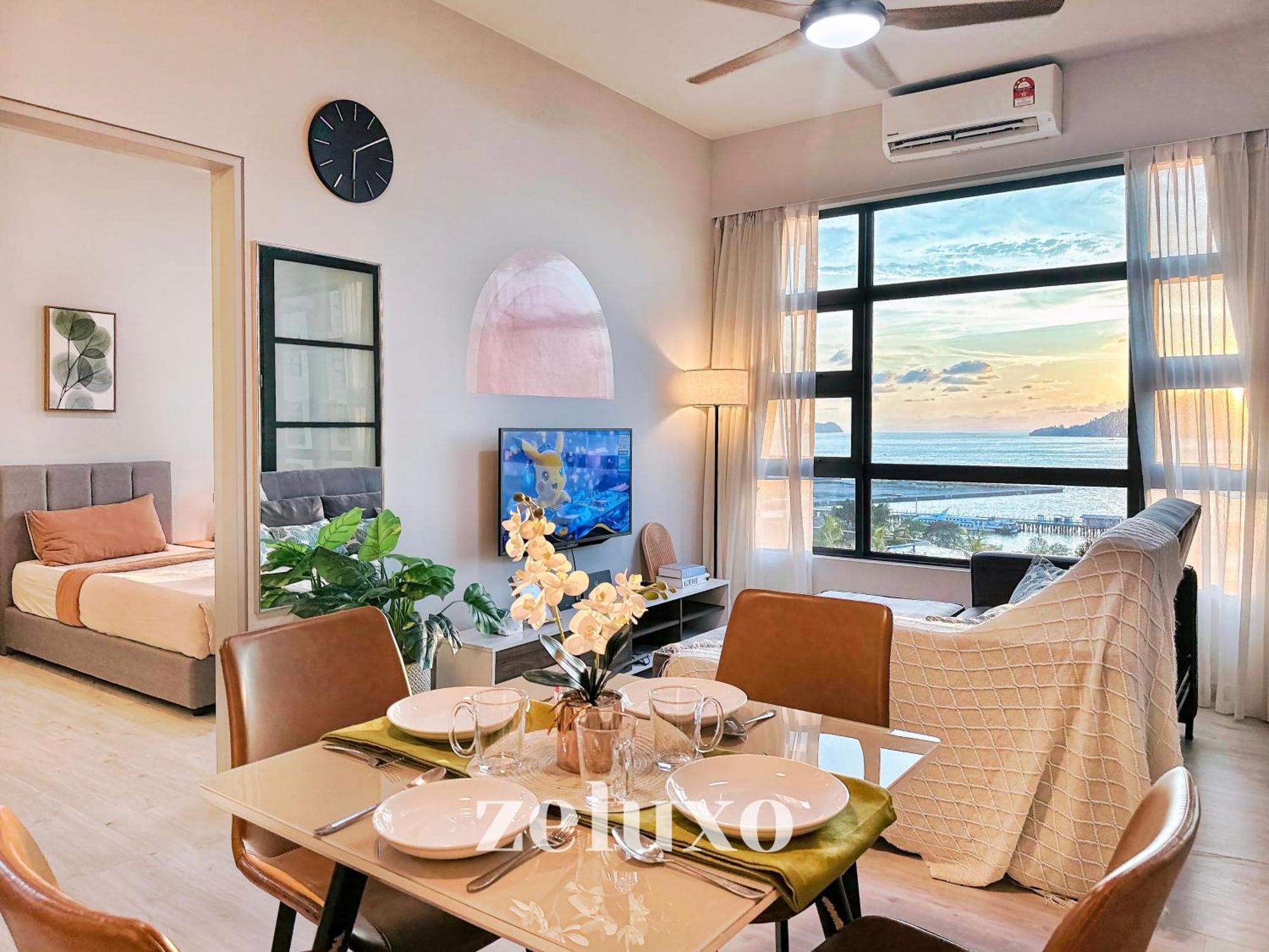 #5 Jesselton Quay City Pads Seaview By Zeluxo Kota Kinabalu Exterior photo